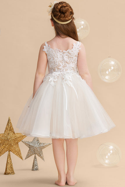 Robe Dentelle Nuptiale Enfantine Élégante - gallery 2
