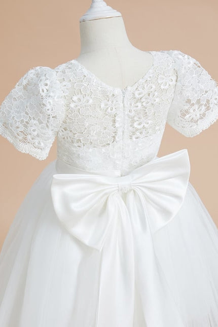 Robe Dentelle Enfant Nuptiale - gallery 1