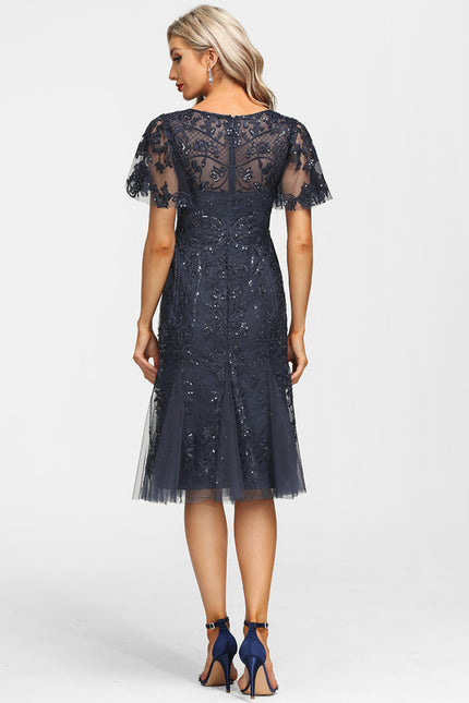 Robe Dentelle Élégance Scintillante - gallery 3