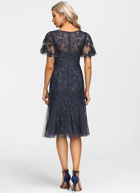 Robe Dentelle Élégance Scintillante - gallery 3