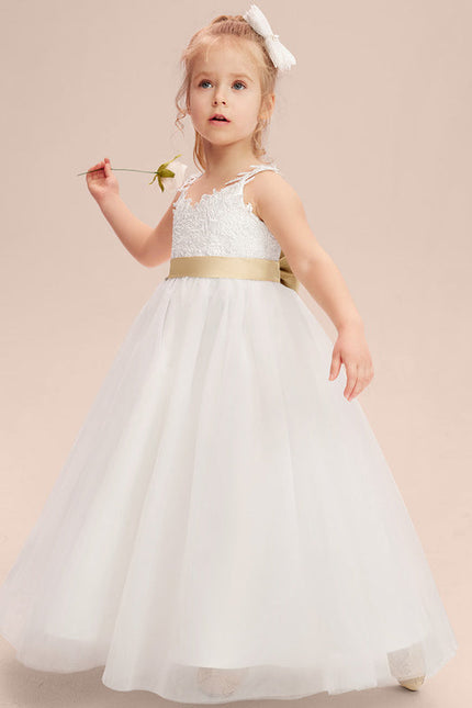 Robe Dentelle Tulle Ornée - gallery 4