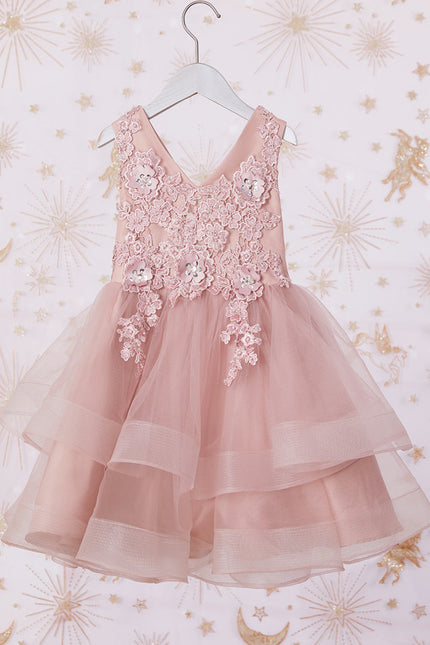 Robe Dentelle Floue Rose 3D - gallery 6