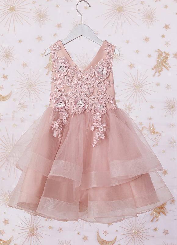 Robe Dentelle Floue Rose 3D - gallery 6