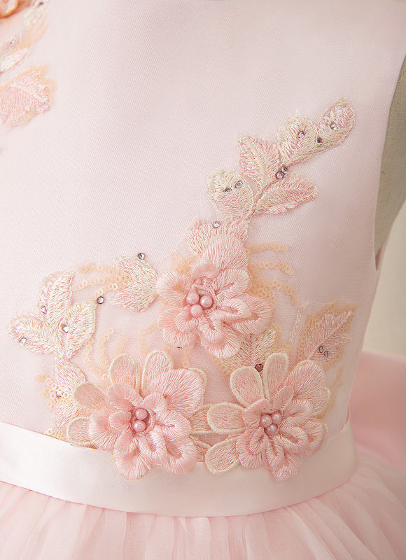 Robe Dentelle Élégance Florale 3D - gallery 4