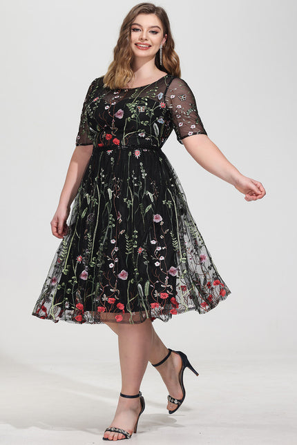 Robe Dentelle Genoux - gallery 8