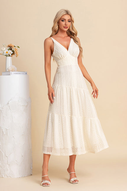 Robe Blanche Dentelle Anglaise - gallery 3