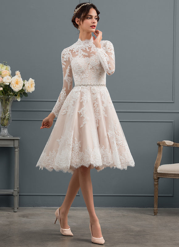 Robe Dentelle Courte Dentelle - gallery 2
