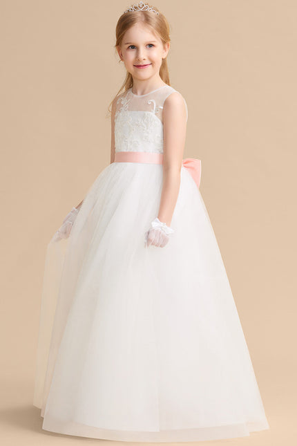Robe Dentelle Enfant Tulle Luxe - gallery 1