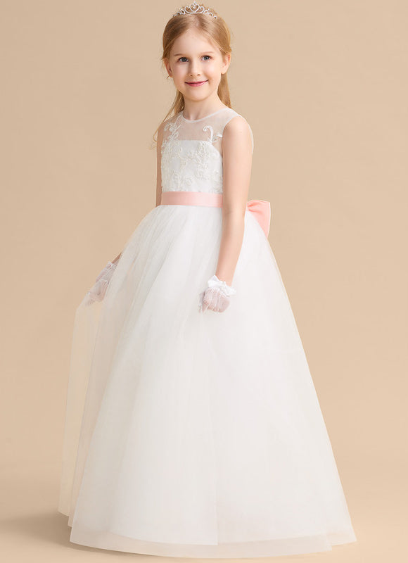 Robe Dentelle Enfant Tulle Luxe - gallery 1