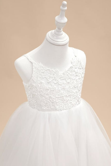 Robe Dentelle Nuptiale Blanche Tulle - gallery 7