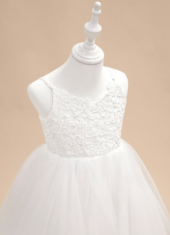 Robe Dentelle Nuptiale Blanche Tulle - gallery 7