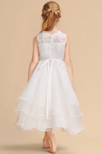 Robe Dentelle Enfant Organza - gallery 3