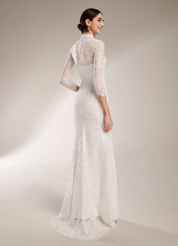 Robe Dentelle Sirène Chic - gallery 5