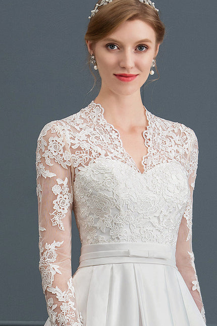 Robe Dentelle Voile Étoilé - gallery 4