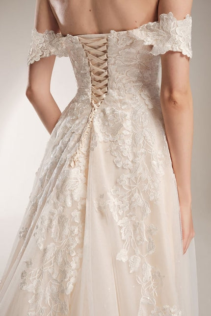 Robe Dentelle De Mariée Vaporeuse - gallery 2