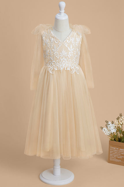 Robe Dentelle Champagne