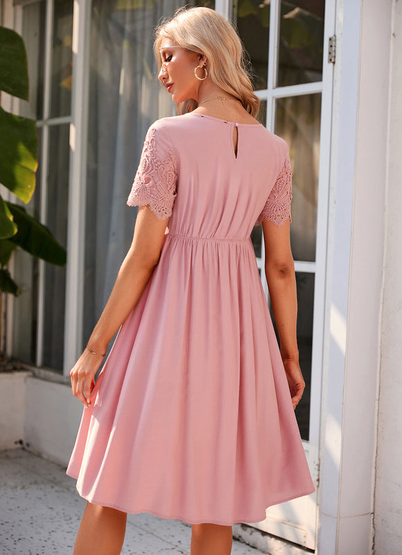 Robe Dentelle Sans Manches - gallery 5