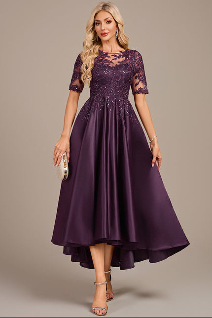 Robe Dentelle Et Soie