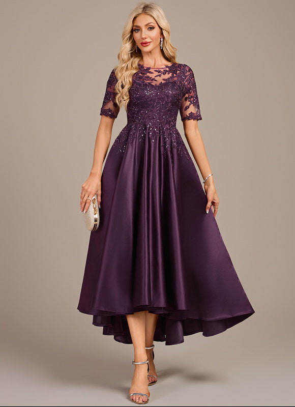 Robe Dentelle Et Soie