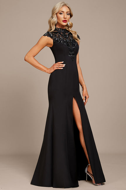 Robe Dentelle Noire Glamour - gallery 6