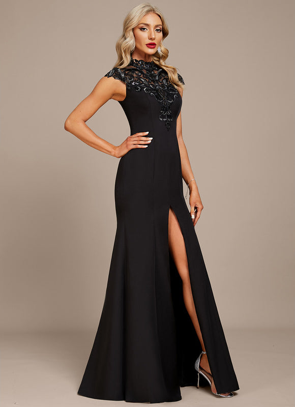 Robe Dentelle Noire Glamour - gallery 6