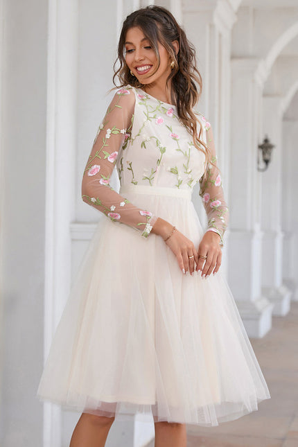 Robe Dentelle Éclat De Fleurs - gallery 6
