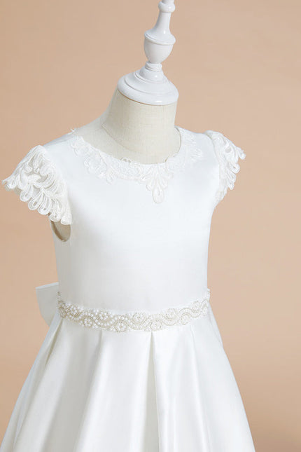 Robe Dentelle Satinée Classique - gallery 4