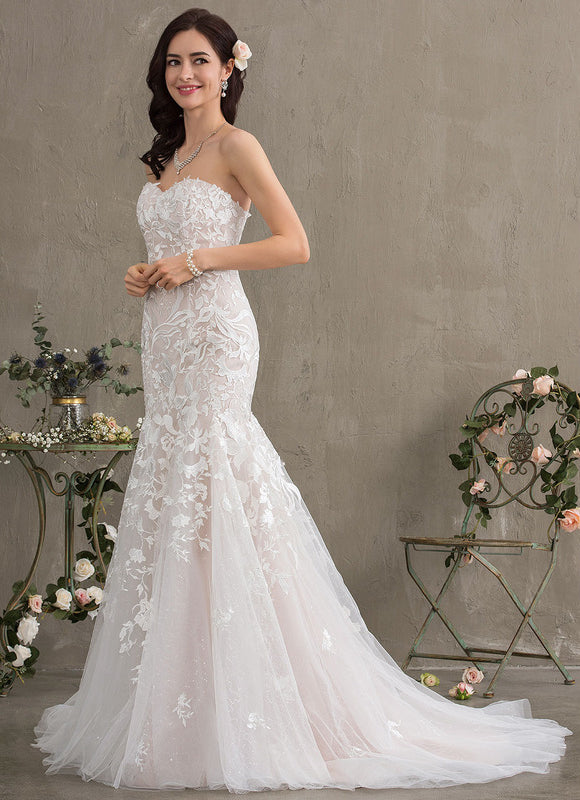 Robe Dentelle Élégante Tulle - gallery 3