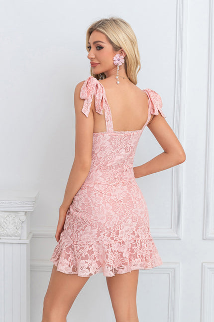 Robe Courte Bustier Dentelle - gallery 1