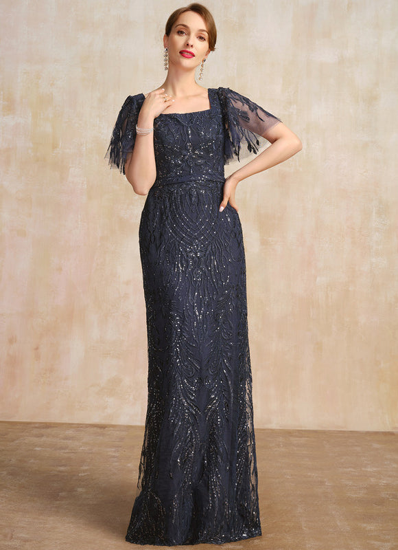 Robe Dentelle Longue Scintillante