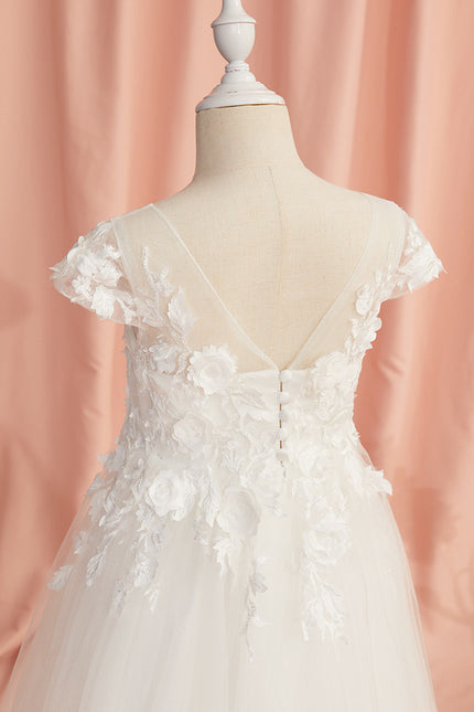 Robe Dentelle Éclat Floral Éthéré - gallery 6