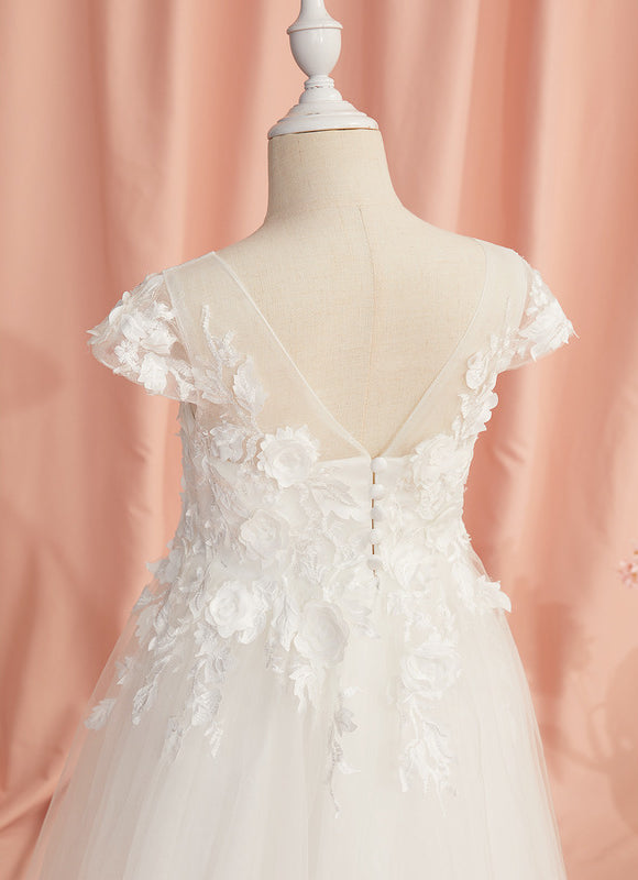 Robe Dentelle Éclat Floral Éthéré - gallery 6