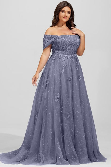 Robe Dentelle Lavande Étoilée - gallery 8