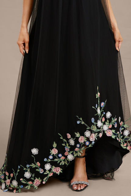 Robe De Soirée Tulle Et Dentelle - gallery 6