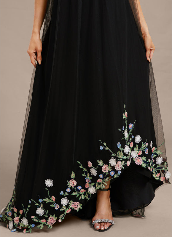 Robe De Soirée Tulle Et Dentelle - gallery 6