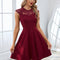 Robe Dentelle Bordeaux Chic