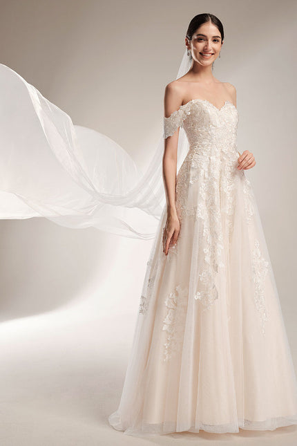 Robe Dentelle De Mariée Vaporeuse