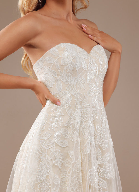Robe Dentelle Éblouissante - gallery 7