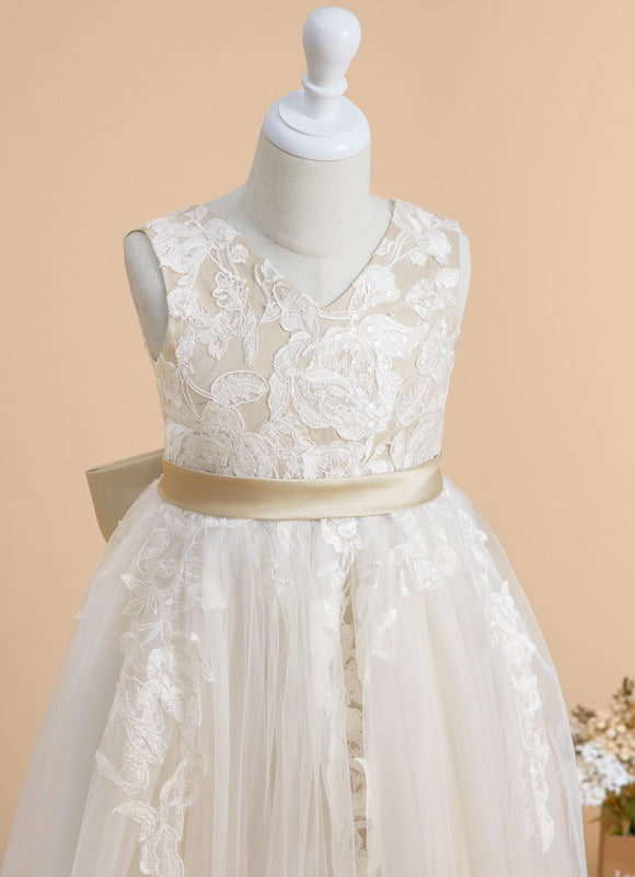 Robe Longue Bustier Dentelle - gallery 5