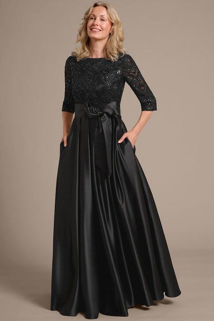 Robe Dentelle Noire Grande Taille - gallery 4