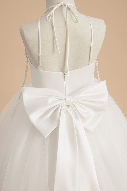Robe Dentelle Nuptiale Tulle Enfant - gallery 3
