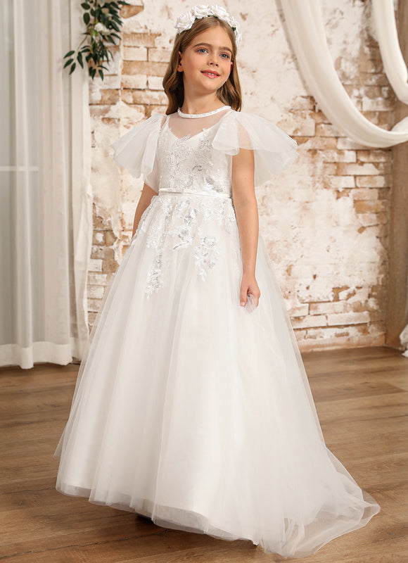 Robe Dentelle Tulle Aérienne - gallery 7