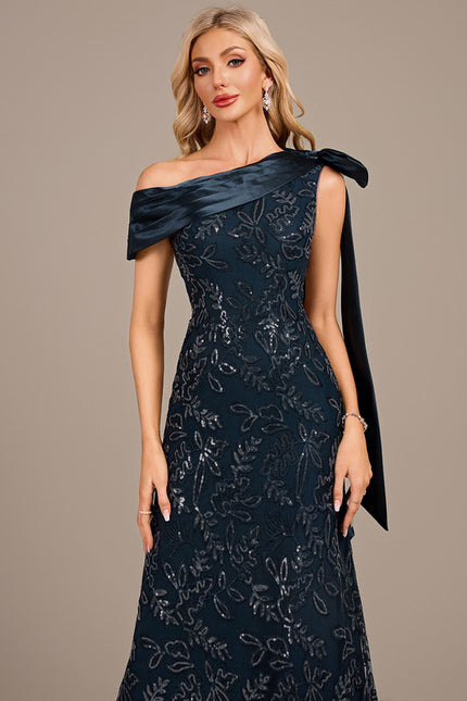 Robe Dentelle Satin Pailletée - gallery 1