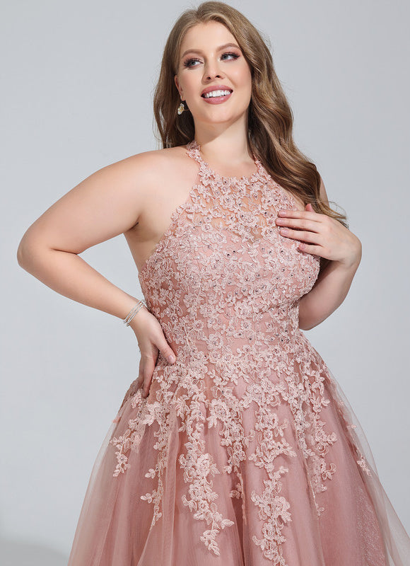 Robe Dentelle En Tulle Délicat - gallery 9
