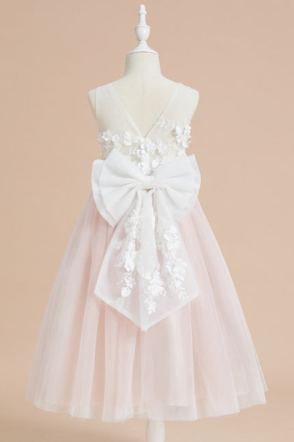 Robe Dentelle Enfant Florale Douce