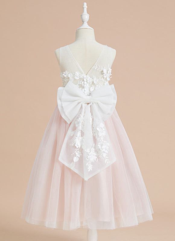 Robe Dentelle Enfant Florale Douce