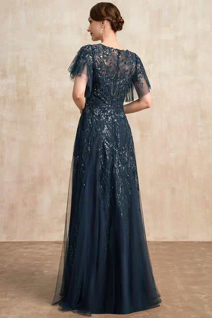 Robe Dentelle Éclat Océanique - gallery 2