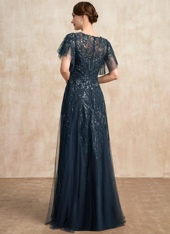 Robe Dentelle Éclat Océanique - gallery 2