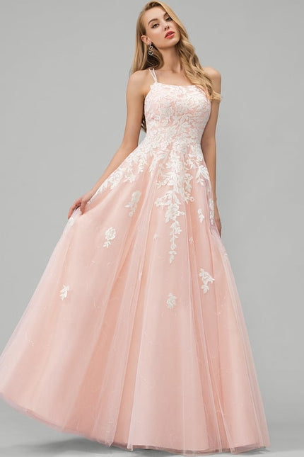 Robe Dentelle Bal Tulle Floral - gallery 2