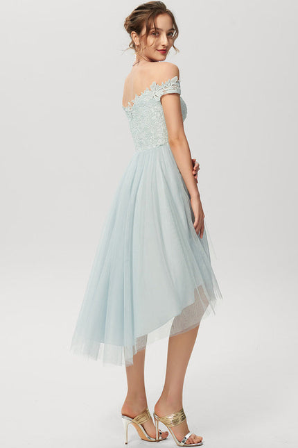 Robe Dentelle Tulle Aquatique - gallery 4